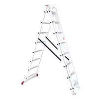 Лестница Intertool LT-0308 алюминиевая 3-х секционная универсальная раскладная 3x8ступ. 5.09м       
