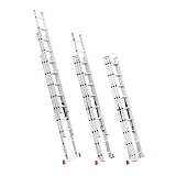 Лестница Intertool LT-0309 алюминиевая 3-х секционная универсальная раскладная 3x9ступ. 5.93м       