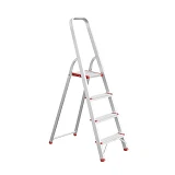 Стремянка Intertool LT-1004 алюминиевая 4 ступени высота до платформы 850мм                         