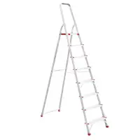 Стремянка Intertool LT-1008 алюминиевая 8 ступеней высота до платформы 1720мм                       