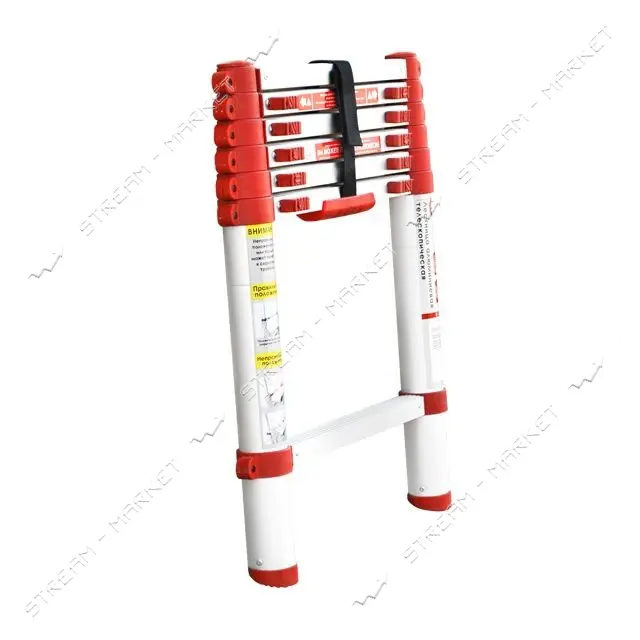 Лестница Intertool LT-3020 алюминиевая телескопическая 6ступ. 2.00м                                 