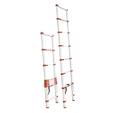 Лестница Intertool LT-3026 алюминиевая телескопическая 8ступ. 2.60м