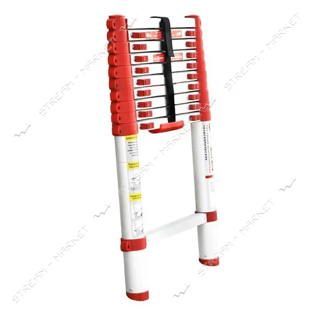 Лестница Intertool LT-3032 алюминиевая телескопическая 10ступ. 3.20м                                