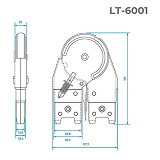 Шарнірний механізм для сходів Intertool LT-6001                                                     