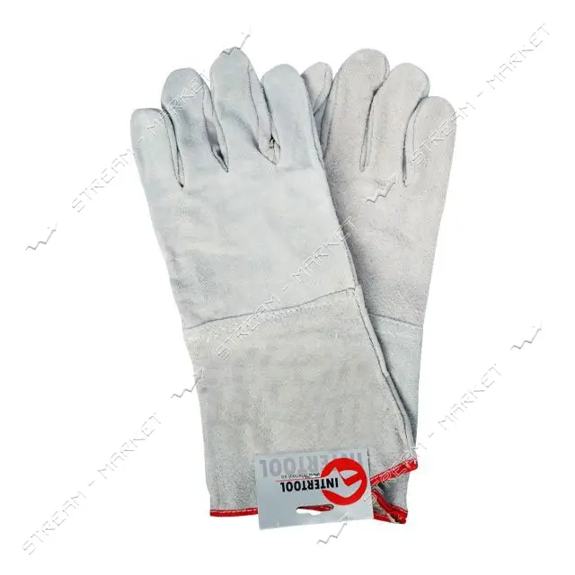 Перчатки Intertool SP-0009 замшевые размер 14"