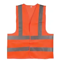 Жилет сигнальный Intertool SP-2028 XL 60x70см 120гр/м2 оранжевый                                    