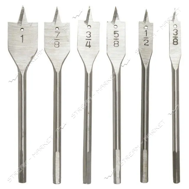 Набор сверл Intertool SD-0206 по дереву 6шт