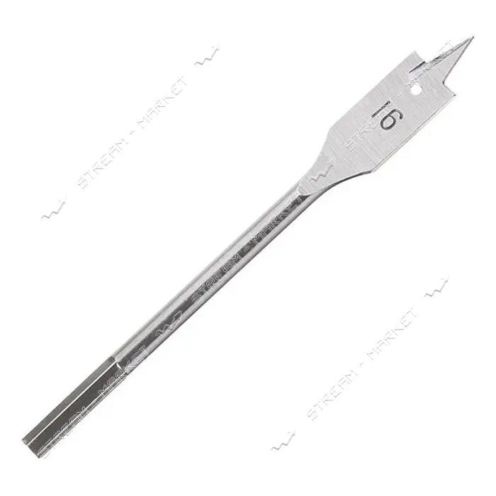 Сверло перьевое Intertool SWF-1615 по дереву 16х150мм                                               