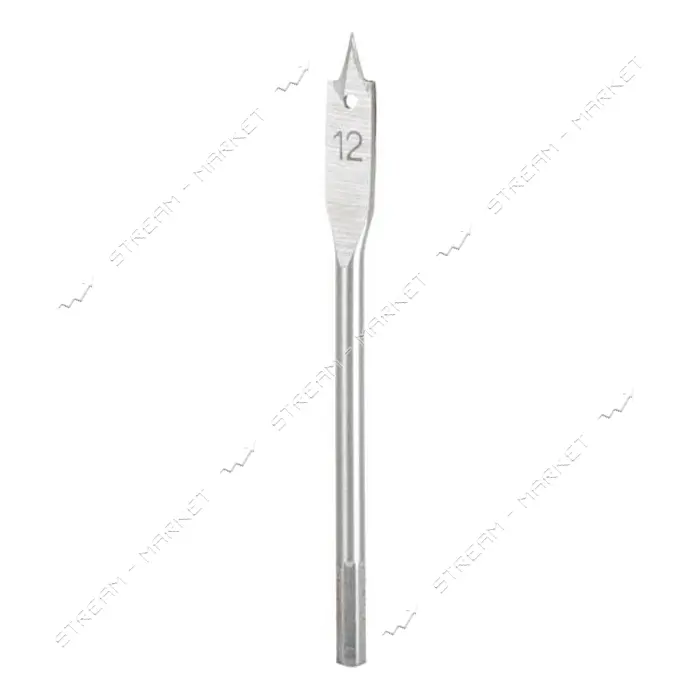 Сверло по дереву перьевое Intertool SWF-1215 12х150мм