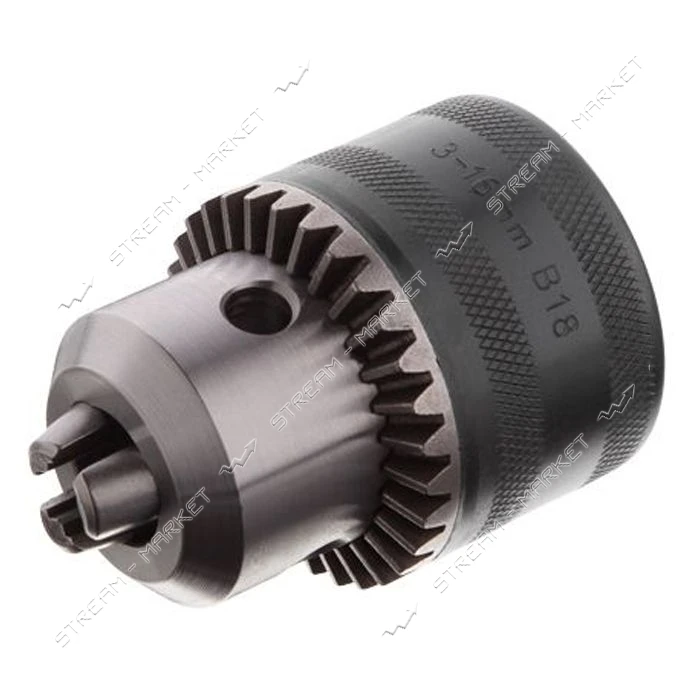 Патрон для дрели Intertool ST-1618 с ключом В18 3-16мм                                              