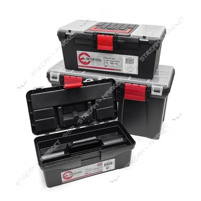 Комплект ящиков для инструментов Intertool BX-0003 3шт