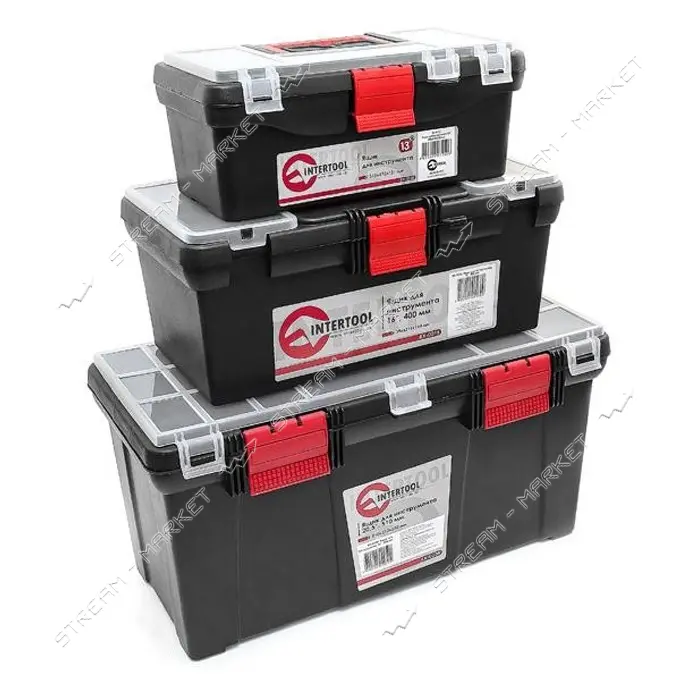 Комплект ящиков для инструментов Intertool BX-0003 3шт