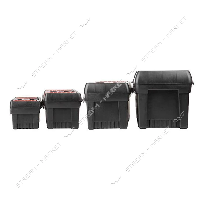 Комплект ящиков для инструмента Intertool BX-0004 с метал.замком 12.5" 16" 19" 24" дюймов 4шт