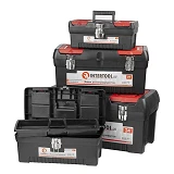 Комплект ящиков для инструмента Intertool BX-0004 с метал.замком 12.5" 16" 19" 24" дюймов 4шт