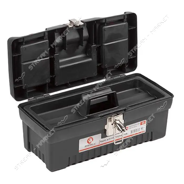 Ящик для инструмента Intertool BX-1013 с металлическими замками 13" 330x177x135мм