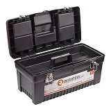Ящик для инструмента Intertool BX-1019 с металлическими замками 19" 483x242x240мм                   
