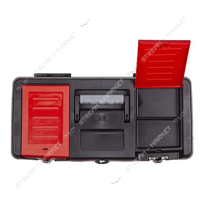 Ящик для инструмента Intertool BX-1019 с металлическими замками 19" 483x242x240мм                   