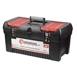 Ящик для инструмента Intertool BX-1024 с металлическими замками 24" 610x255x251мм