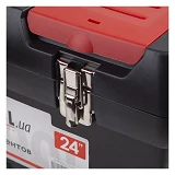Ящик для инструмента Intertool BX-1024 с металлическими замками 24" 610x255x251мм