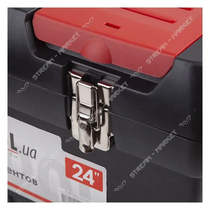 Ящик для инструмента Intertool BX-1024 с металлическими замками 24" 610x255x251мм