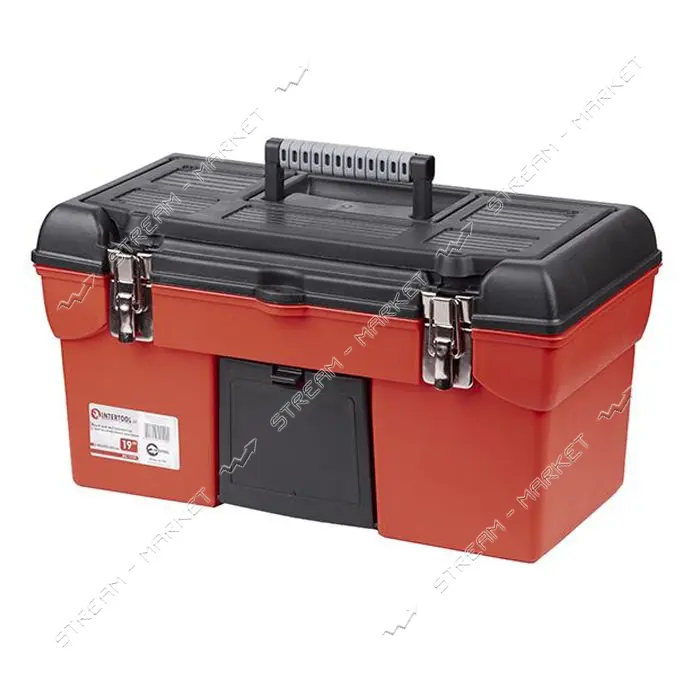 Ящик для инструмента Intertool BX-1119 с металлическими замками 19" 483x242x240мм