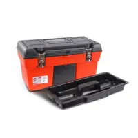 Ящик для инструмента Intertool BX-1123 с металлическими замками 24" 610x255x251мм