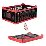 Ящик складной пластиковый Intertool BX-6426 загрузка 30 кг 47л 600x400x260мм                        