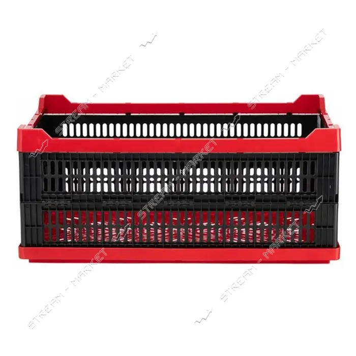Ящик складной пластиковый Intertool BX-6426 загрузка 30 кг 47л 600x400x260мм                        