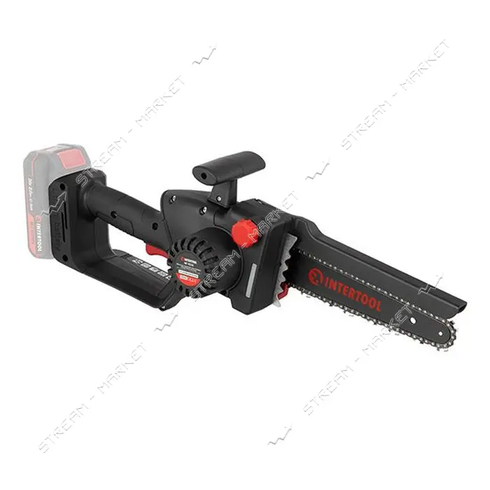 Мини-пилка цепная Intertool  WT-9210 аккумуляторная 20В шина 20см 7.5 м/с без ЗУ и АКБ STORM        