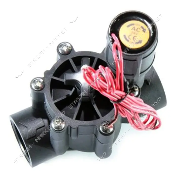 Электромагнитный клапан Presto 7804 1д c регулятором потока 24VAC 50/60Hz