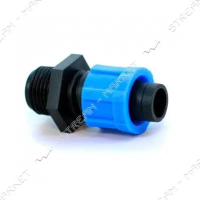 Стартер для капельной ленты Presto-PS MТ-0117-34 с резьбой 3/4" дюйма