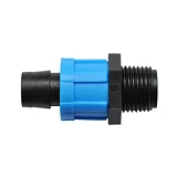 Муфта наружная резьба SL-002 1/2" для ленты d17 25шт