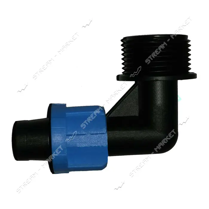 Колено SL-002.3 1/2" наружная резьба для ленты d17                                                  