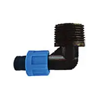 Коліно SL-002.3 3/4" зовнішнє різьблення для стрічки d17