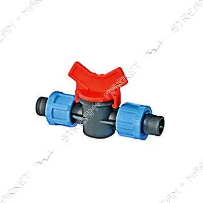 Кран проходной зажимной для ленты SL-011-5 d17 50шт                                                 