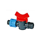 Кран стартовый резьба наружная SL-011-1 1/2" для ленты d17 50шт                                     