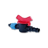 Кран с поджимом SL-011-2 для Drip Line мн.трубки D16 и полиэтил. трубы D32 70шт
