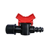 Кран стартовый SL-011-7 наружная резьба 1/2" для многолетней трубки d16 70шт                        