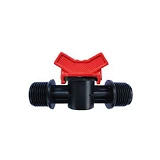 Кран с наружной резьбой SL-011-10 3/4" для продления пластиковой трубы с трубой 70шт                