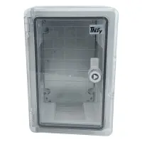 Корпус пластиковый Techno Systems ЩМПп-300х200х130мм прозрачная дверца ABS IP65