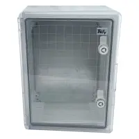 Корпус пластиковий Techno Systems ЩМПп-400х300х170мм прозорі дверцята ABS IP65                      
