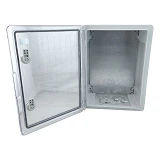 Корпус пластиковый Techno Systems ЩМПп-400х300х170мм прозрачная дверца ABS IP65                     