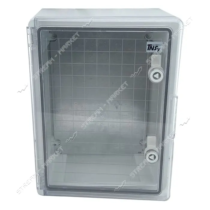 Корпус пластиковый Techno Systems ЩМПп-400х300х170мм прозрачная дверца ABS IP65                     