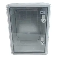 Корпус пластиковий Techno Systems ЩМПп-400х300х220мм прозорі дверцята ABS IP65                      