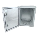 Корпус пластиковый Techno Systems ЩМПп-400х300х220мм прозрачная дверца ABS IP65