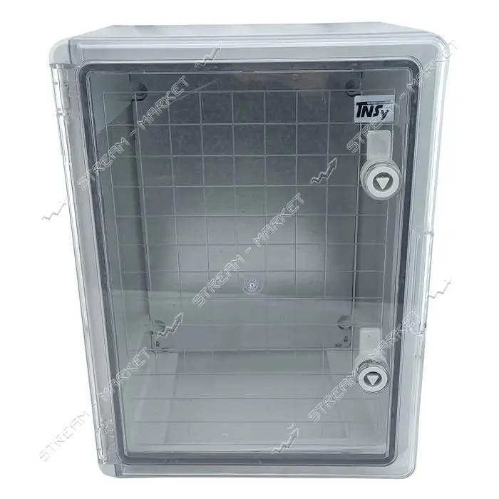Корпус пластиковый Techno Systems ЩМПп-400х300х220мм прозрачная дверца ABS IP65