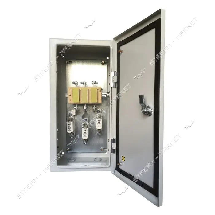 Ящик Techno Systems с перекидным рубильником и предохранителями ЯПРП-100 IP54                       