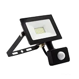 LED прожектор Lemanso c датчиком движения 20W IP65 холодный 6500К 1600lm черный