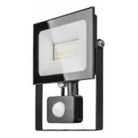 LED прожектор Lemanso c датчиком движения 50W IP65 холодный 6500К 3000lm черный                     