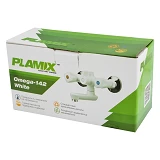 Смеситель для ванны Plamix Omega-142 White короткая без шланга и лейки букса 1/2" пластиковый       